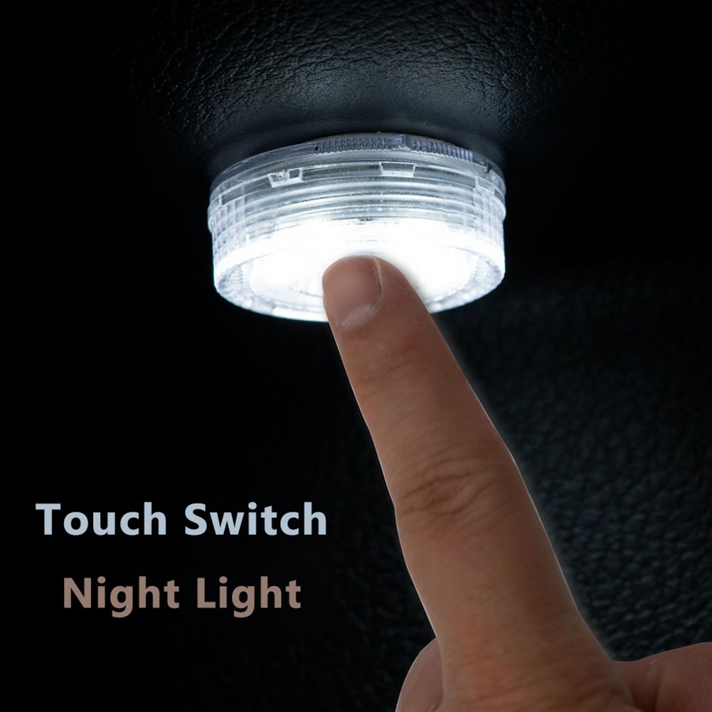 [HOT] Car small Interior Touch Switch Light 5LED Sensor Roof Reading ...