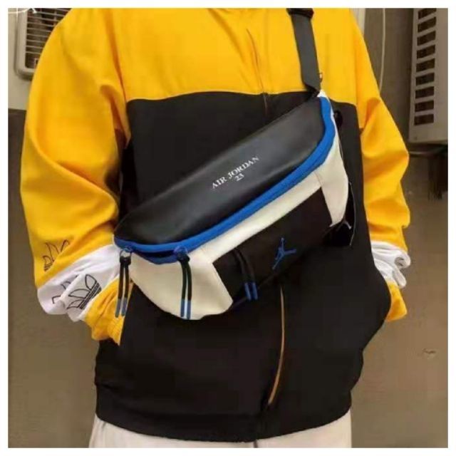 Air Jordan AJ Waterproof Chest Bag Shoulder Bag Sports messenger waist