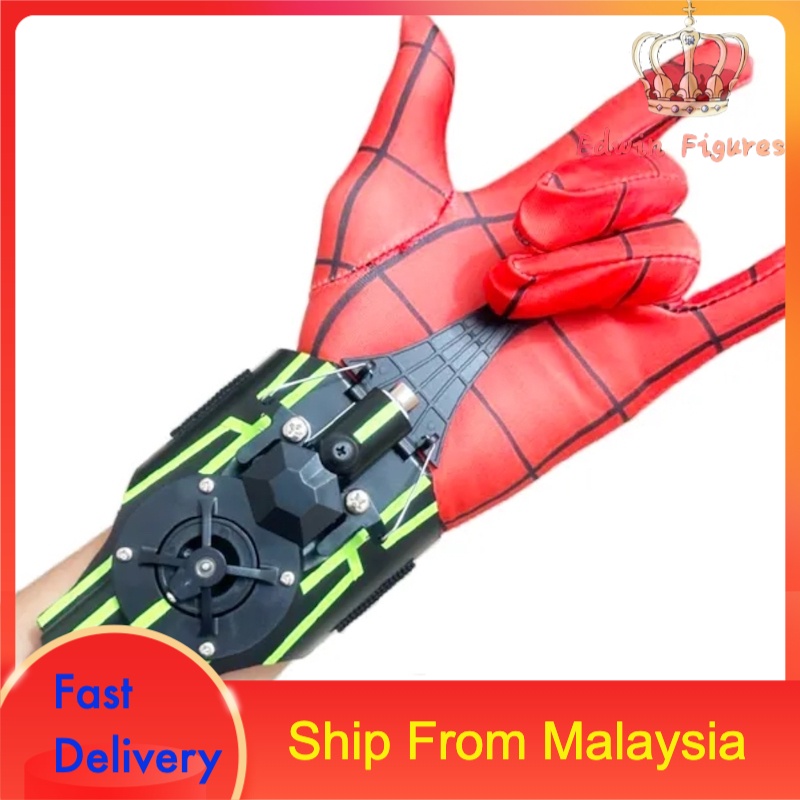 Spider Man Wrist Launcher Cosplay Accessories Props Gloves Spiderman ...