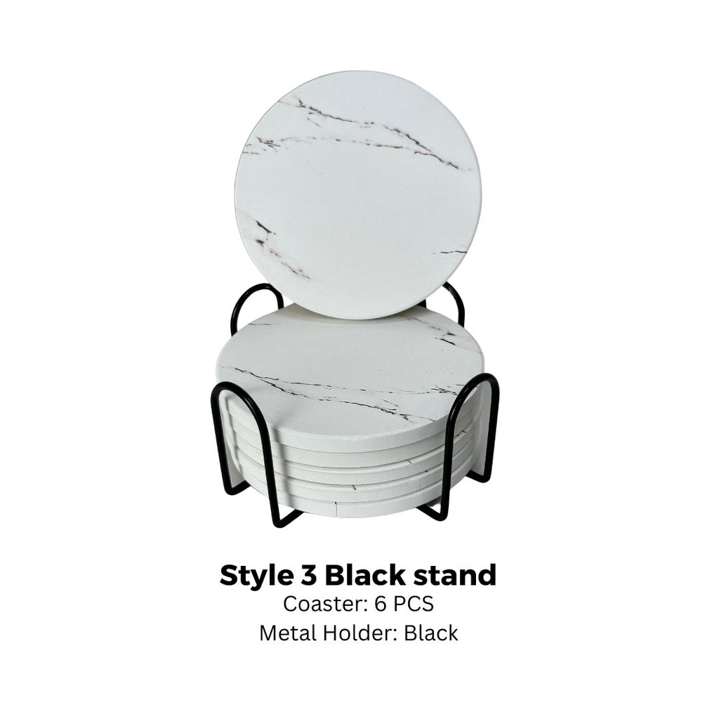 Alas Cawan Lapik Cawan Ceramic Coaster Absorb Water Absorbent Premium