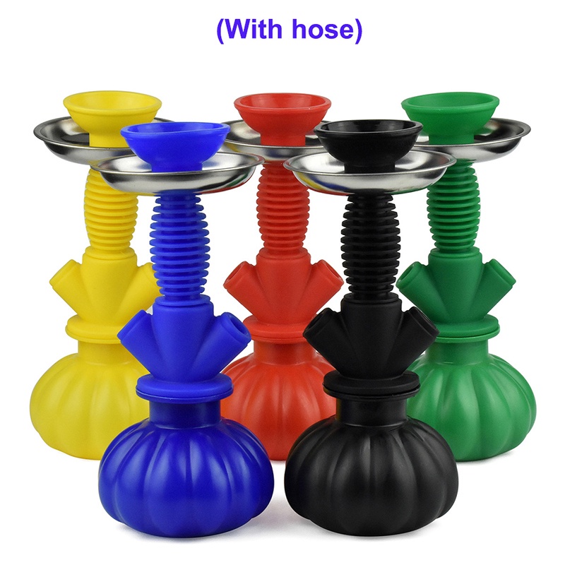 Silicone Hookah Plastic Shisha Unbreakable Hookha Nargila Sheesha
