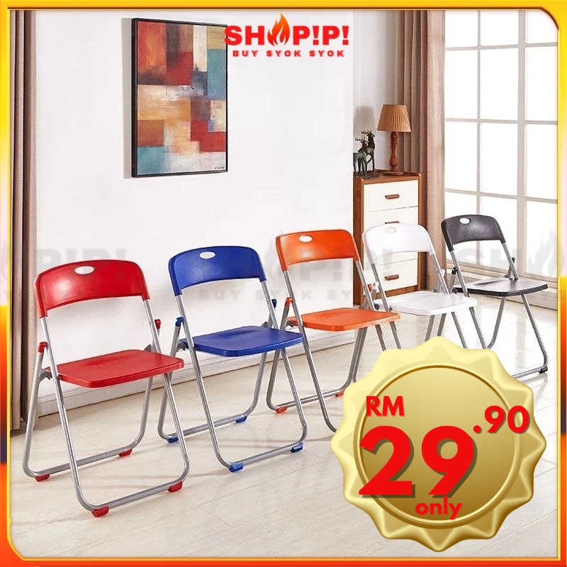 SHOPIPI Foldable Chair with Cushion/Portable Folding Chair Outdoor