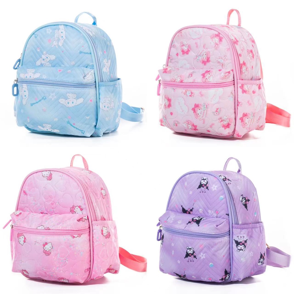 Melody KT Kuromi Backpack Cinnamon Dog Small School Bag Mini Children's