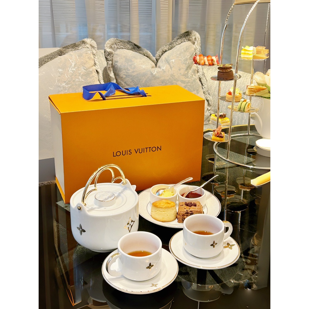L*V Tea Set Mid-Autumn Festival Gifts Living Room Modern Home High-End ...