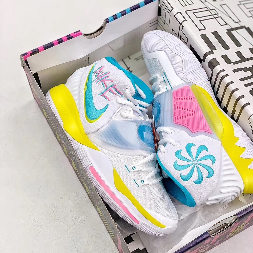 Men Women Shoes KYRIE 6 Irving 6th Generation Basketball Shoes White