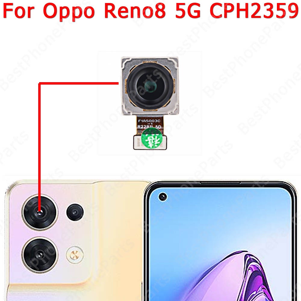 Original Rear Big Front Camera Module For OPPO Reno7 4G Reno8 5G Reno 7 ...