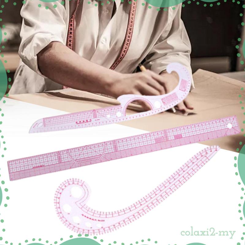 [ColaxiefMY] French Curve Ruler Sewing Ruler Dressmaking Tailors Ruler