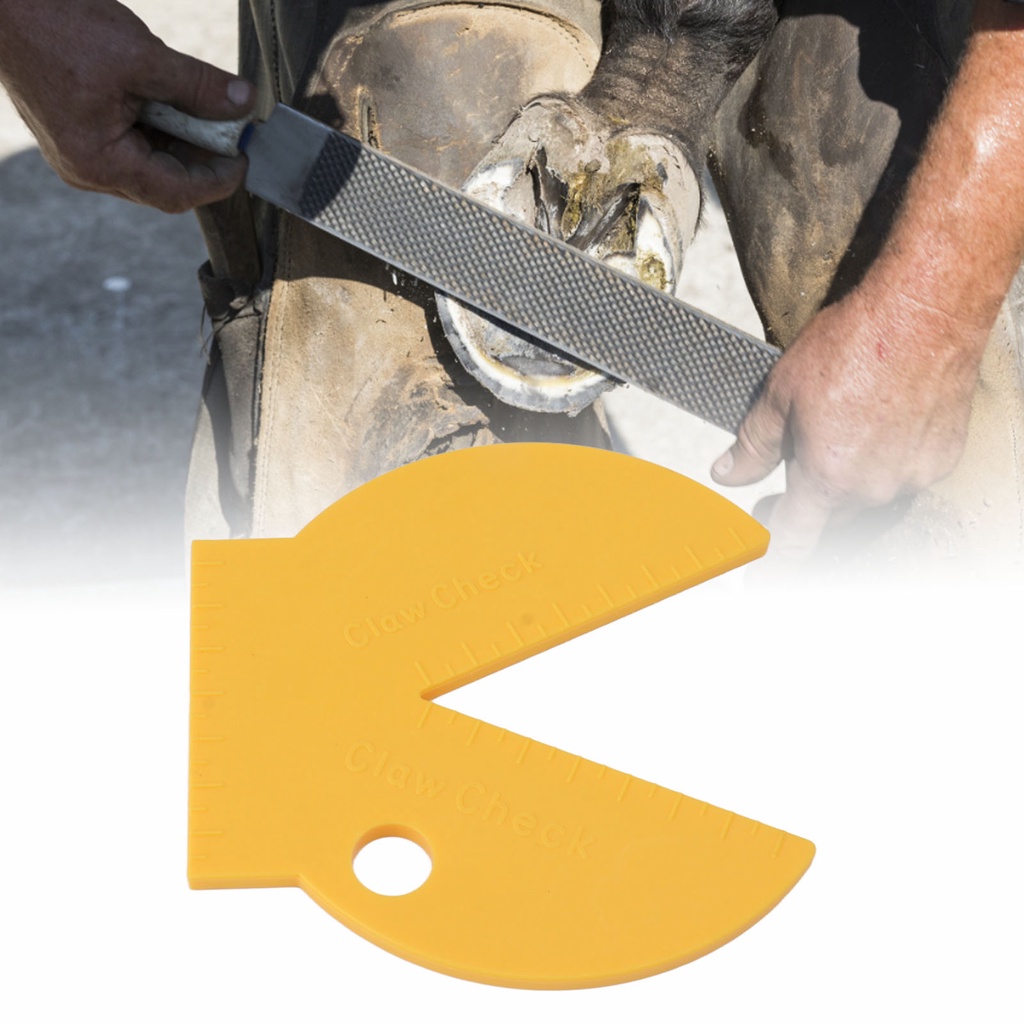 [herebuy] Hoof Claw Check Gauge Engineering Plastic Measurement