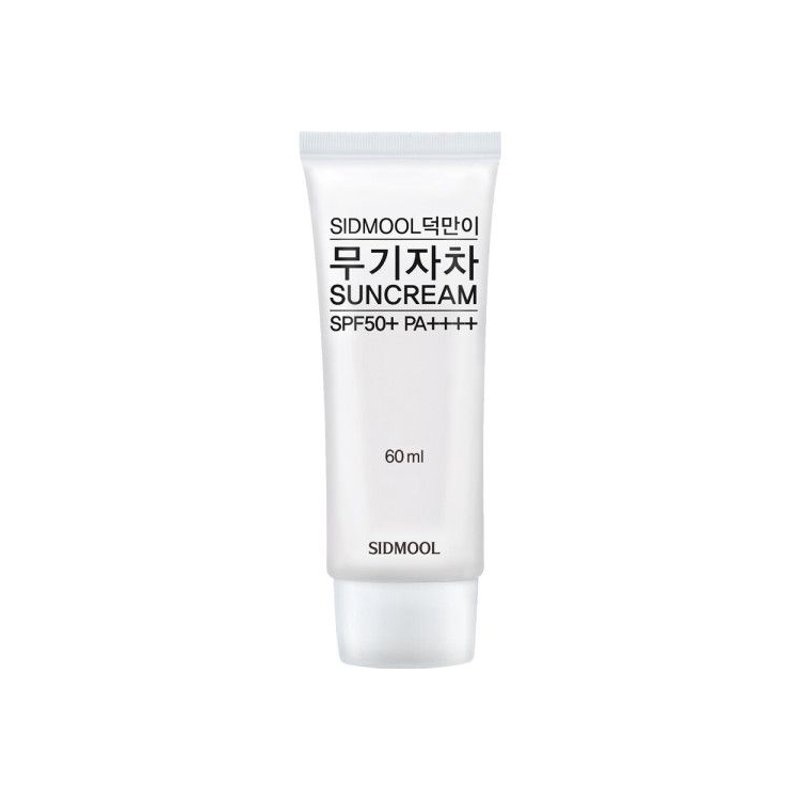 Sidmool Deokman Physical Sun Cream SPF50+, PA++++ 60ml | Shopee Malaysia