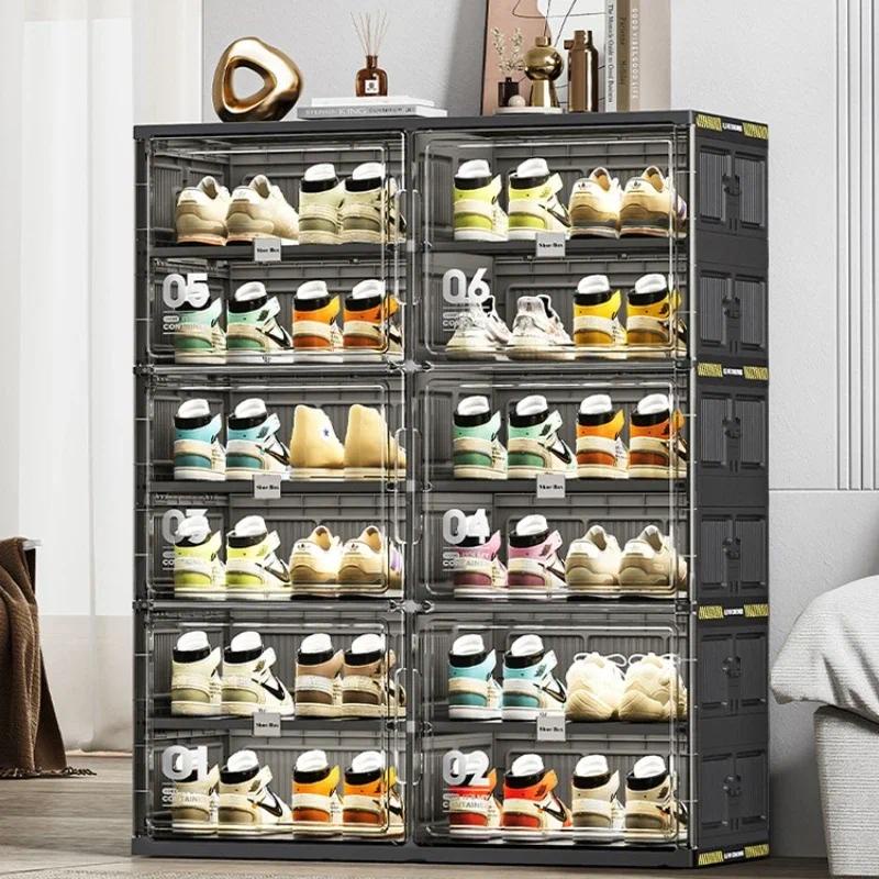 Shelf Shoe Storage 40 Pairs Shoe Cabinet 16-40 Pairs Organizer