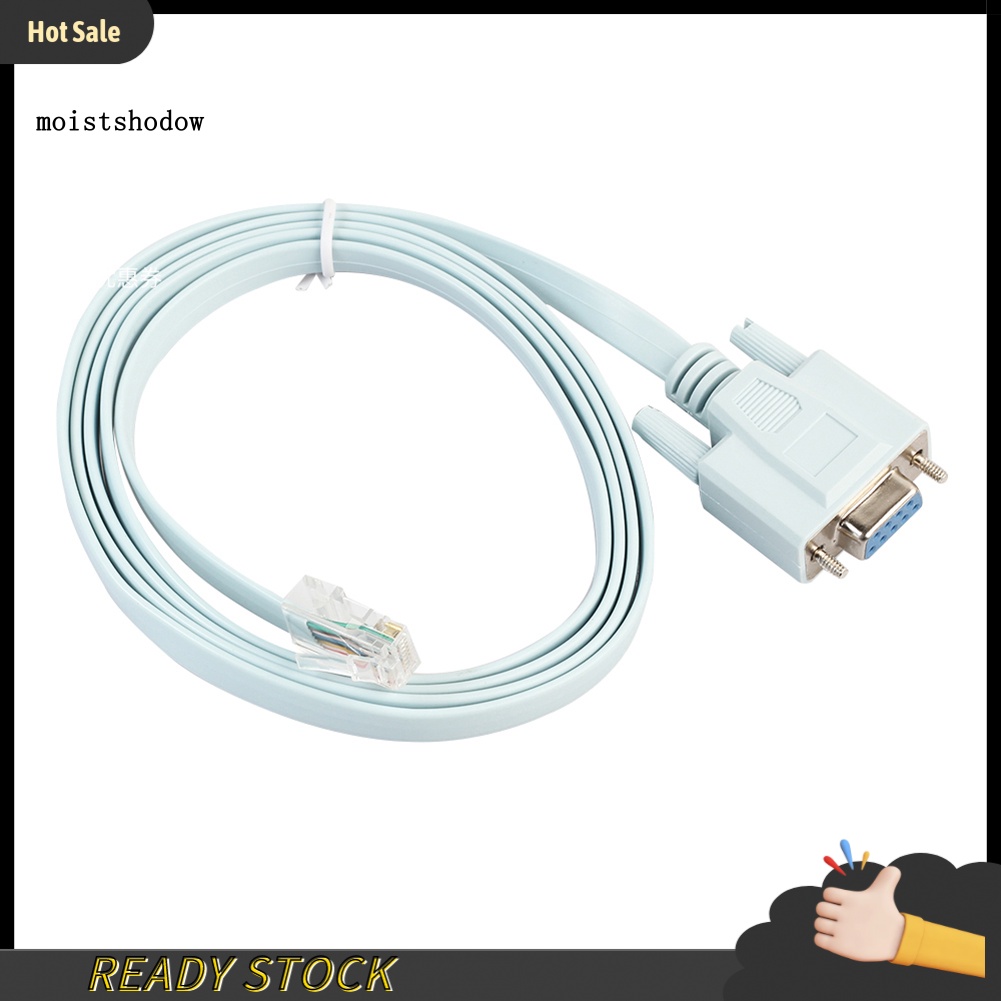 Mw 5ft 9pin Db9 Serial Rs232 To Rj45 Cat5 Ethernet Console Rollover Cable For Cisco Shopee 9504