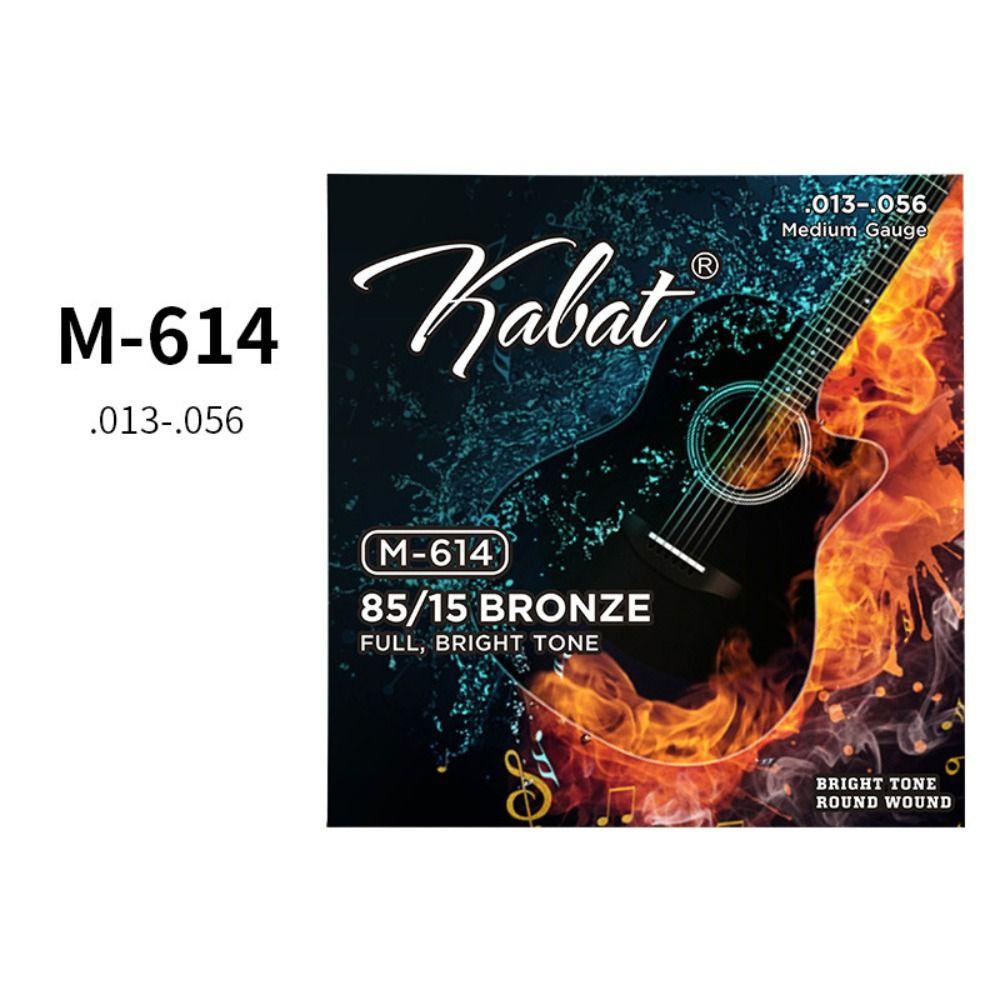 PERRY 1 Set Folk Guitar Strings, Good Sound Full Smooth Acoustic Guitar