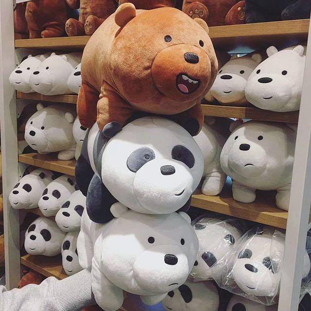 We bare bears 2024 standing plush