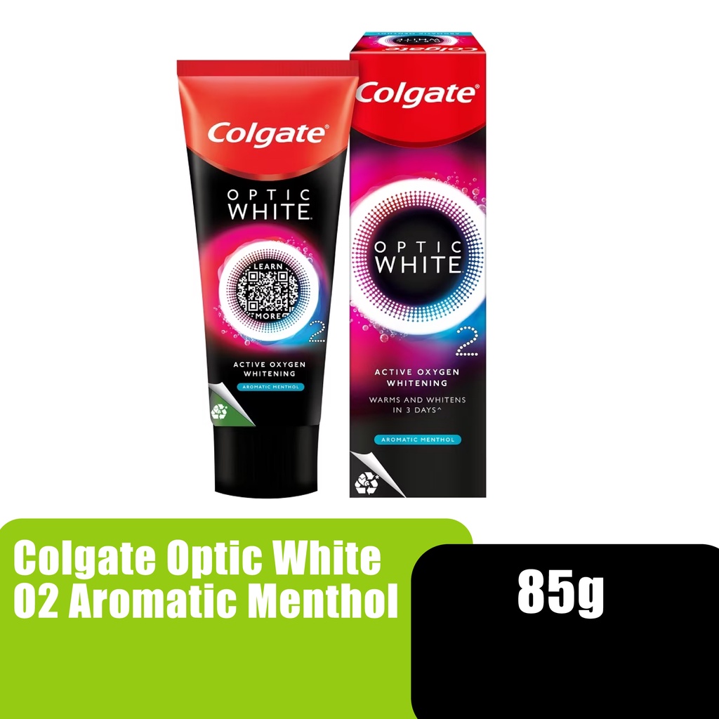 COLGATE OPTIC WHITE O2 AROMATIC MENTHOL TOOTHPASTE 85G Shopee Malaysia