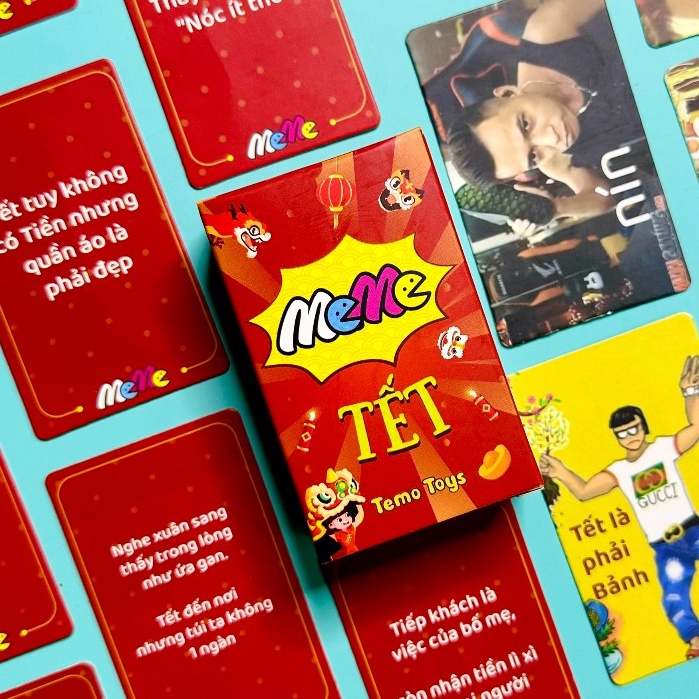 Meme deck CNY 2024 funny boardgame for group play with friends and