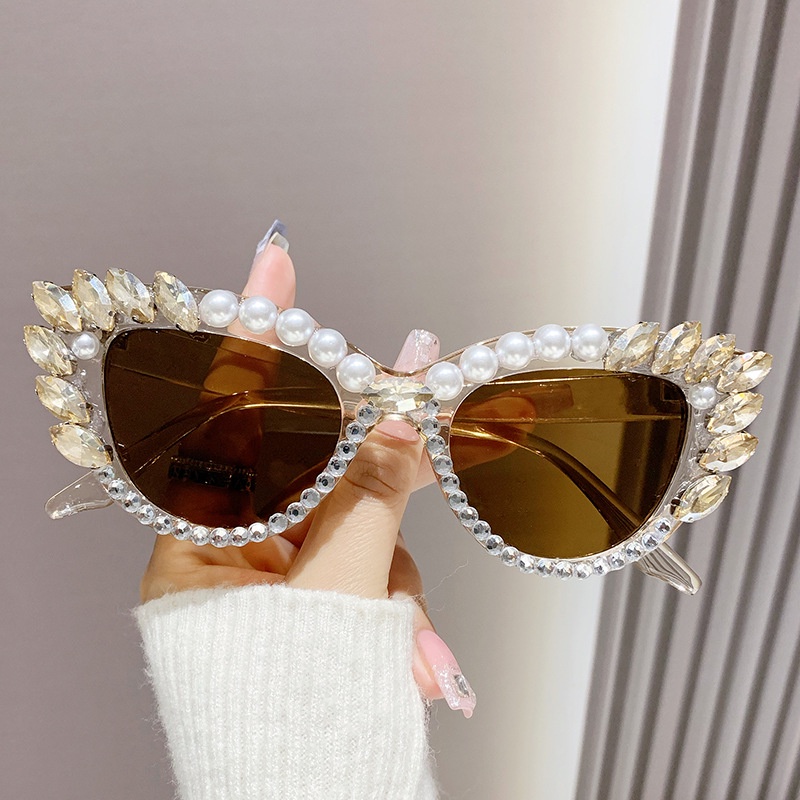 Diamond studded sunglasses best sale