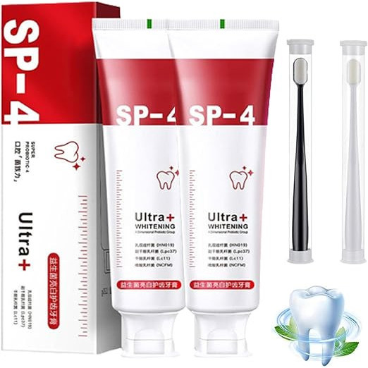 SP-4 Probiotic Caries Whitening Toothpaste Remove Plaque Stains Oral ...