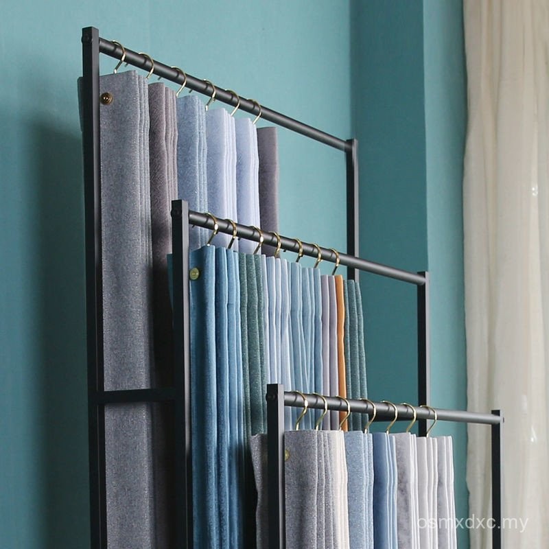 Rak Paparan Kad Gantung Langsir Rumah Tekstil Fabrik Contoh Warna Kad ...