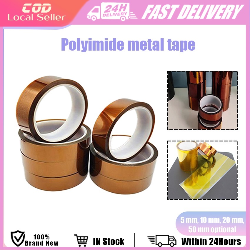 High Temperature BGA Heating Tape Resistance Tape Amber Polyimide ...