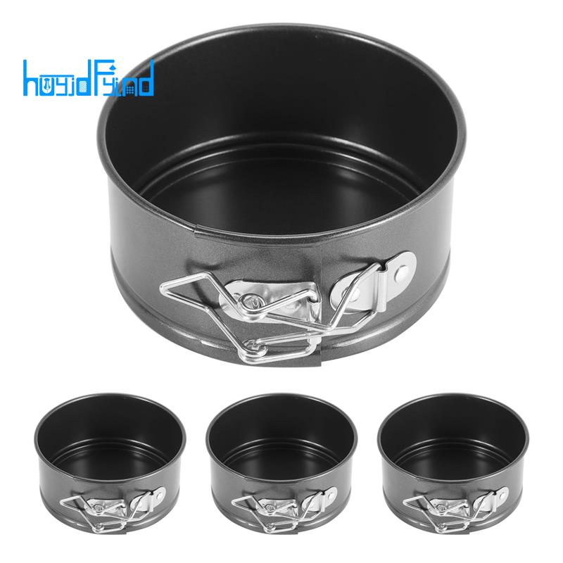 4Inch Mini Springform Pan Set 4 Piece Small Nonstick Cheesecake Pan