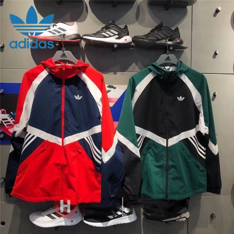 Embroidered Logo Adidas 100Original Mesh Inner Lining Stripe Couple