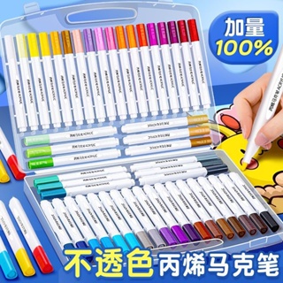 TongfuShop 80 Colored Graffiti Pen Oily Mark Colors Marker Set, Twin Tip  Highlighter Graffiti Pens for Sketch Marker Pen…