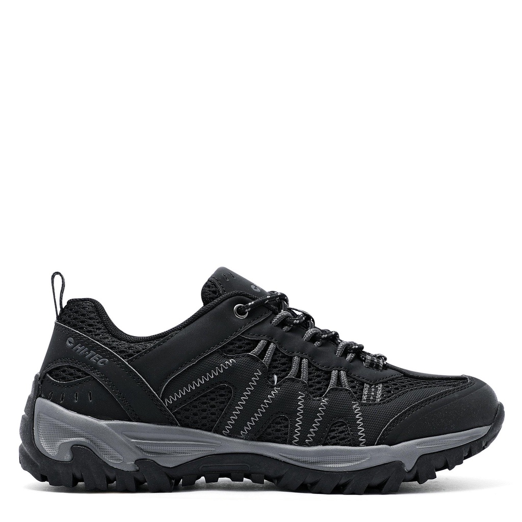 Product image Hi Tec Mens Santa Cruz Trek Mens Walking Boots (Black/Charcoal) - Sports Direct