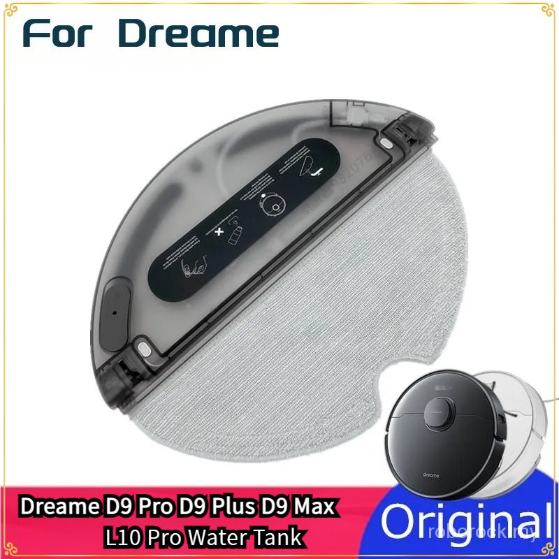 New Water Tank for Dreame D9 Pro D9 Plus D9 Max L10 Pro Finder RLS3 Vacuum  Cleaner Cleaning Cloth Mop Replacement Accessories