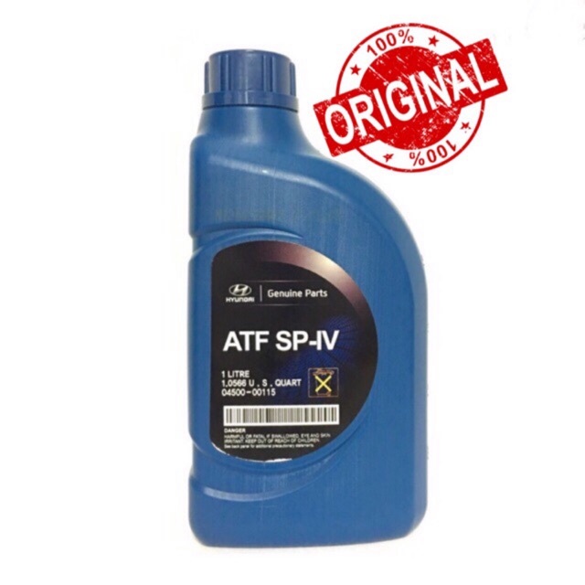 0450000115 Hyundai & Kia SPIV ATF Auto Transmission Fluid (1L) SP4