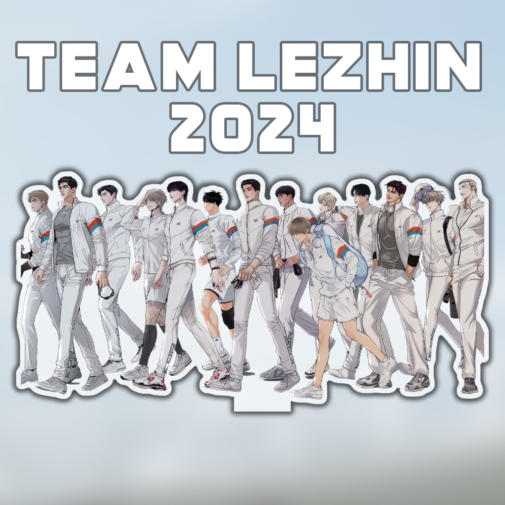 Standee And Key Chain Model Manhwa BL Lezhin Bomton Calendar 2024