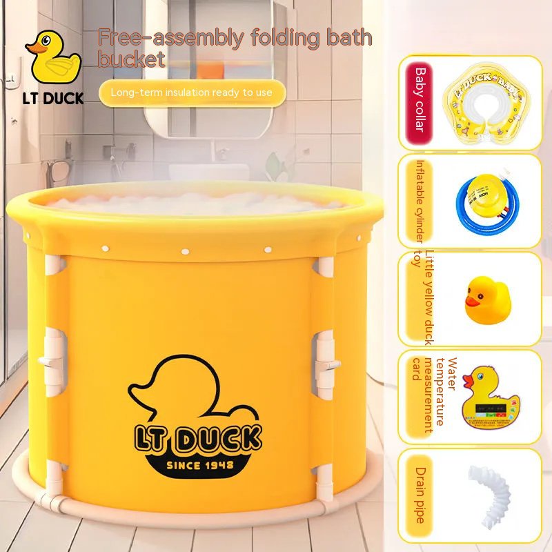Baby Shower Bucket, Baby Swimming Bucket, Non Assembly Folding Bath Bucket, Baby Shower, Baby