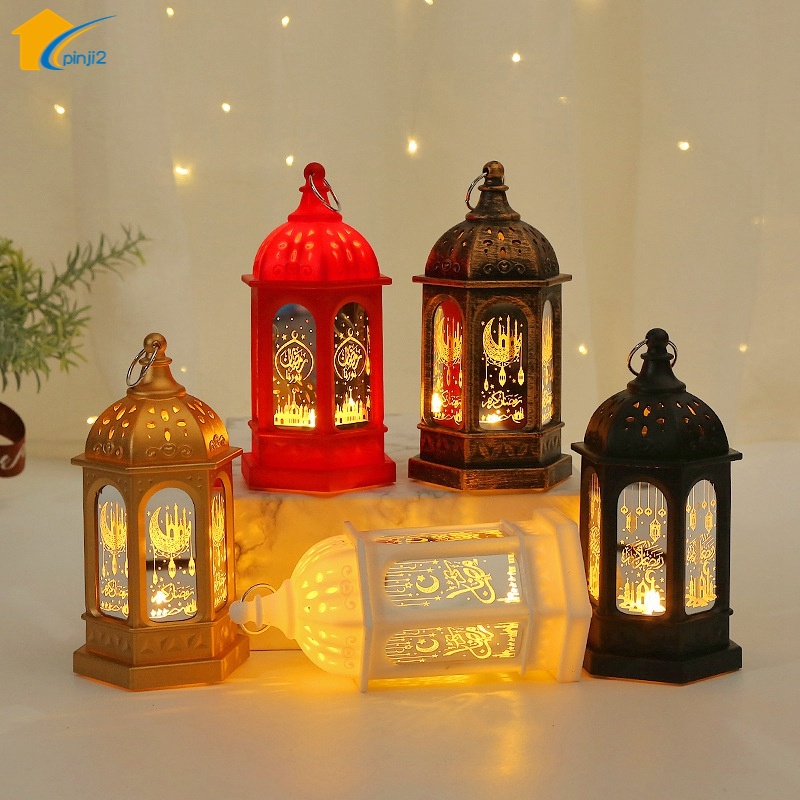 ISAKEN Eid Mubarak Ramadan kandelaar, maan, theelichthouder, metalen kandelaar, Eid Mubarak, ornamenten, moslim, decoratie, woonkamer, tafeldecoratie, moslimdecoratie