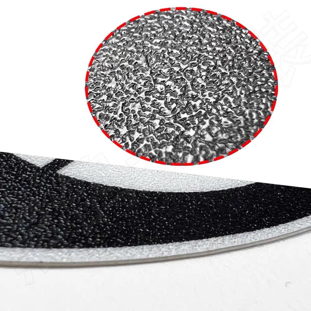 Motorcycle Side Tank Pad – Plain Black 3D Gel Sticker Scratch Protection Shape 27 4 thumbnail image