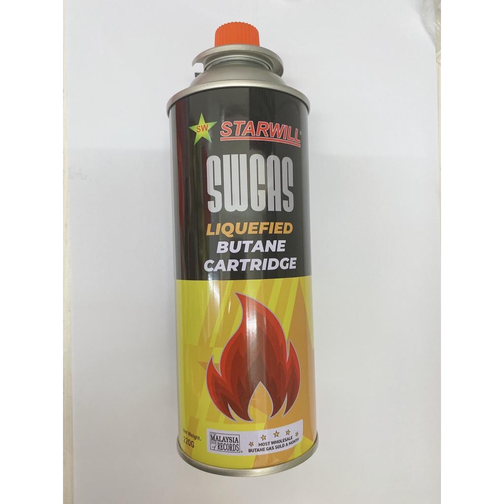 BUTANE GAS CARTRIDGE# PORTABLE BUTANE GAS STOVE OUTDOOR CAMPING 220G ...