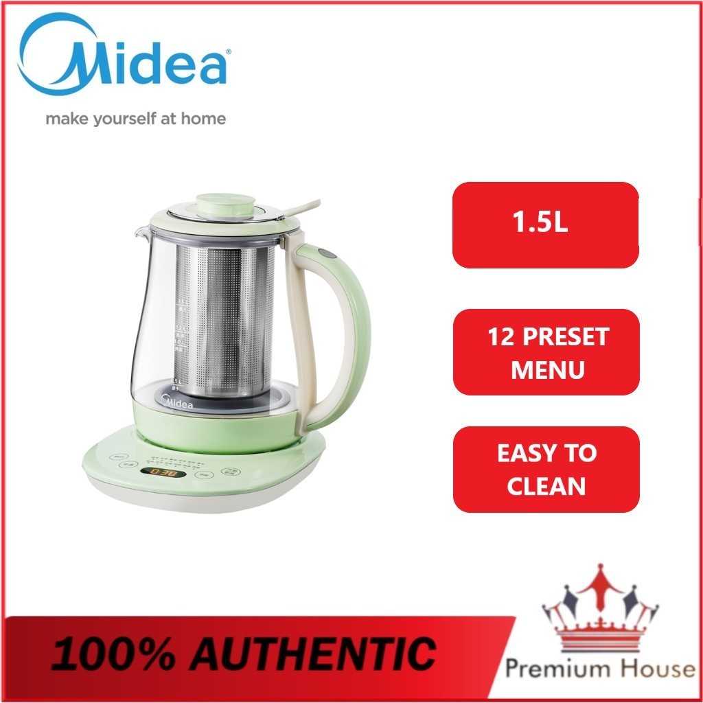 Midea Health Pot Glass MK-YS01-T 1.5L | Shopee Malaysia