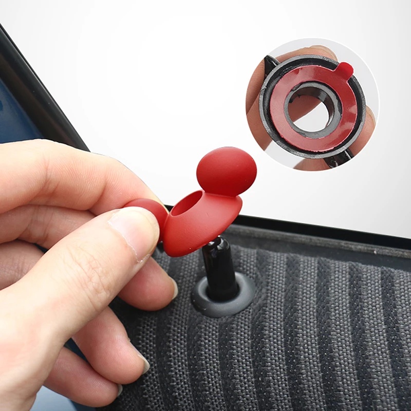 Auto Interior Door Lock Pin Cover Sticker Trim for MINI COOPER JCW One+ ...