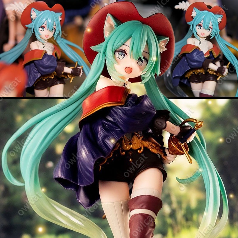 Figure VOCALOID Miku (Wonderland Ver.) 18cm Hatsune Miku Virtual Idol ...