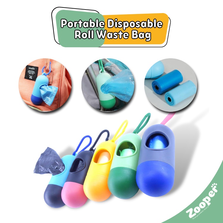 Refill Plastic Roll Portable Disposable Nappy Diaper Bag Dispenser