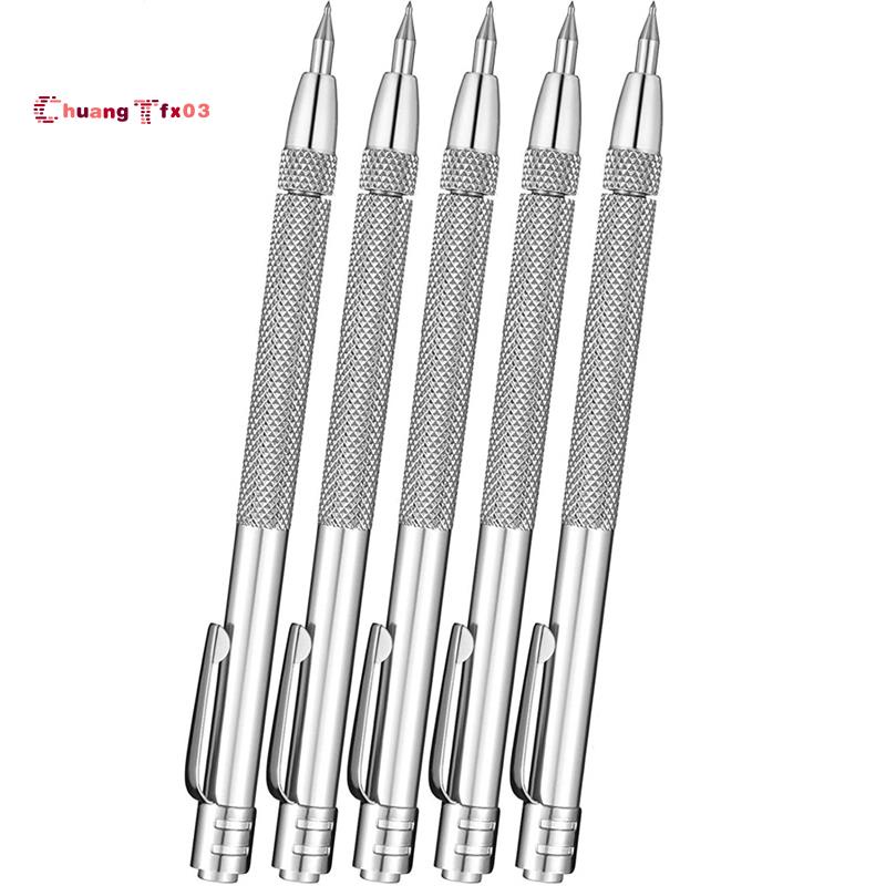 5 Pack Ceramic Glass Marking Pen with Aluminum Etching