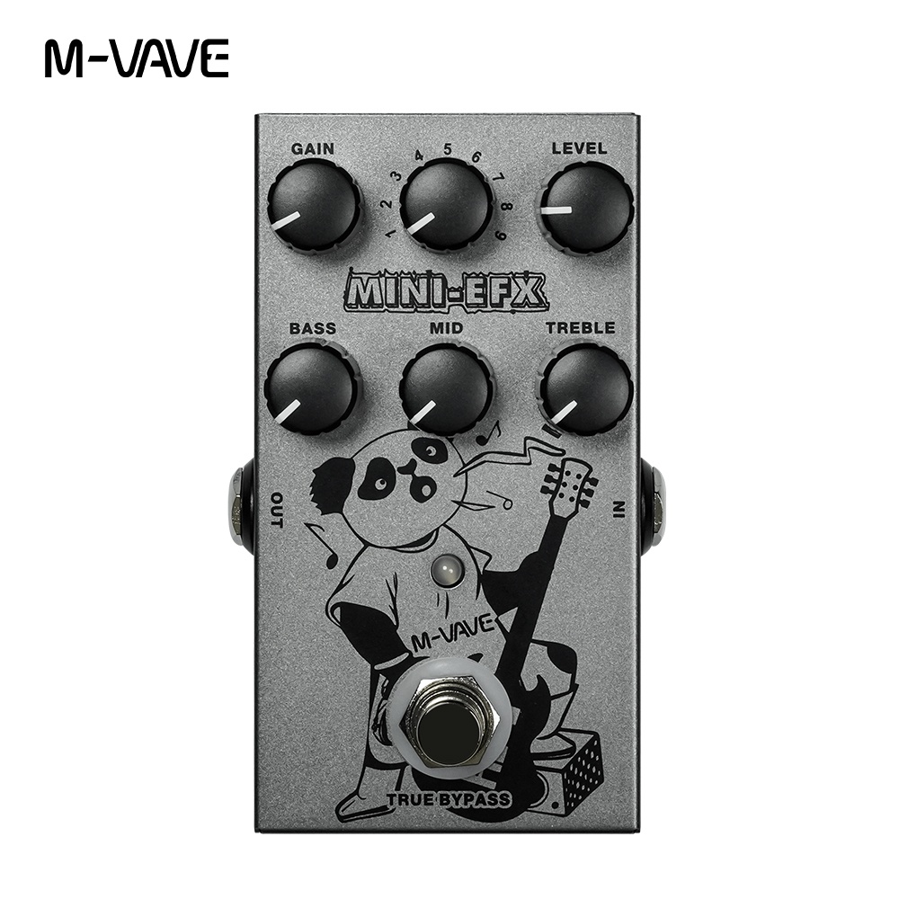 M Vave MINI EFX Multic Effects Pedal 4 Overdrive Effects 4 Distortion