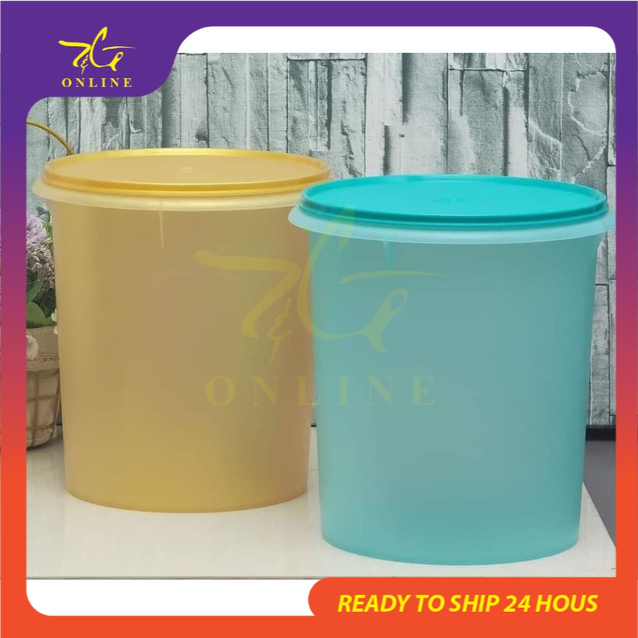 Tupperware 8.7L Giant Tall Canister Bekas Airtight Store Snack Keropok ...