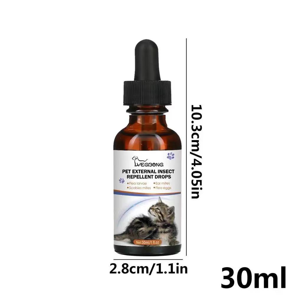 Dog and Cat Pet External Insect Repellent Drops, Spray To Clean and ...
