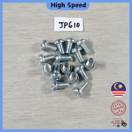 NO.10 JP610 SCREW 1.0CM 10MM BUNGA NO. 10 JP610 SKRU SAIZ SKREW SIZE ...