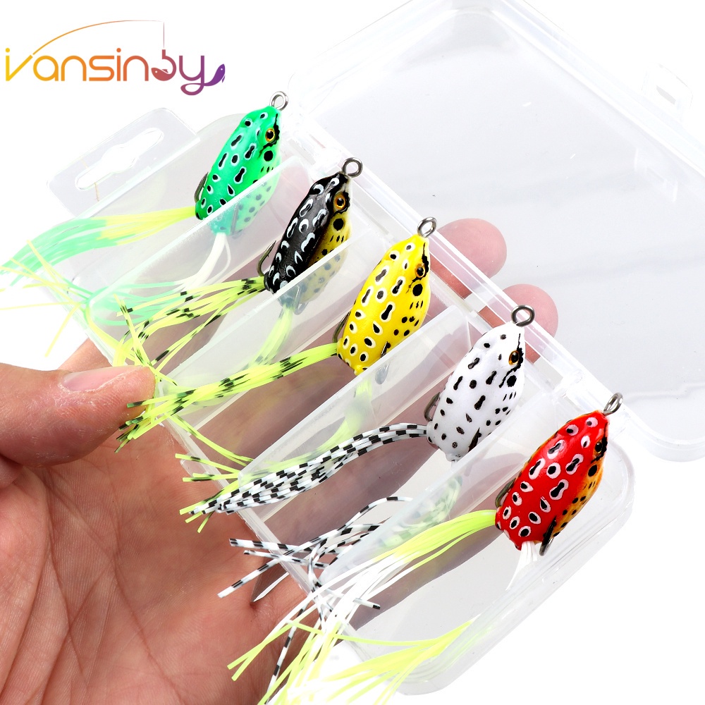 Fishing 3.5g/5g/8g Soft Frog Lure Bait with High Carbon Steel