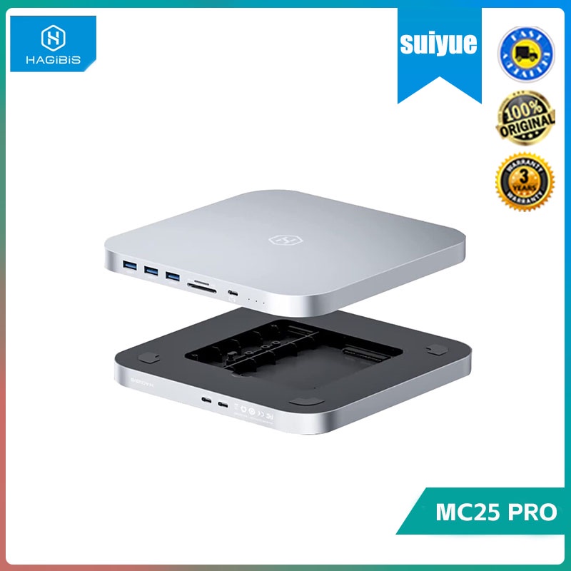 Hagibis NVME enclosure NVME+SATA 2.5 hard drive enclosure with hub