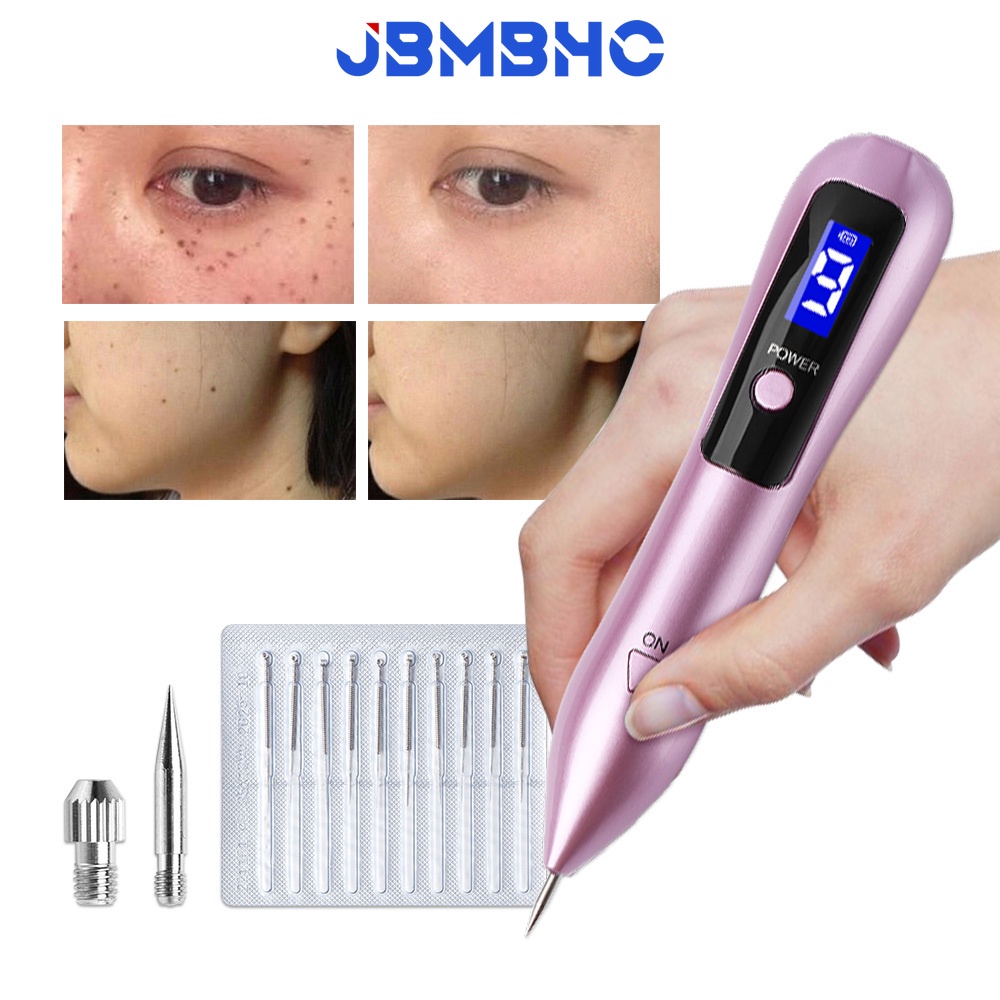 Laser Mole Removal Pen USB Rechargeable Face Beauty Machine Tag Pimple ...