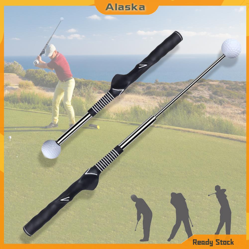 Golf Swing Practice Stick Telescopic Golf Swing Trainer Aids Stick ...