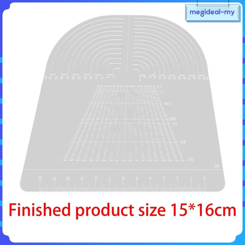 [MEGIDEALMY] Leather Round Corner Ruler Guide Positioning Tool DIY ...