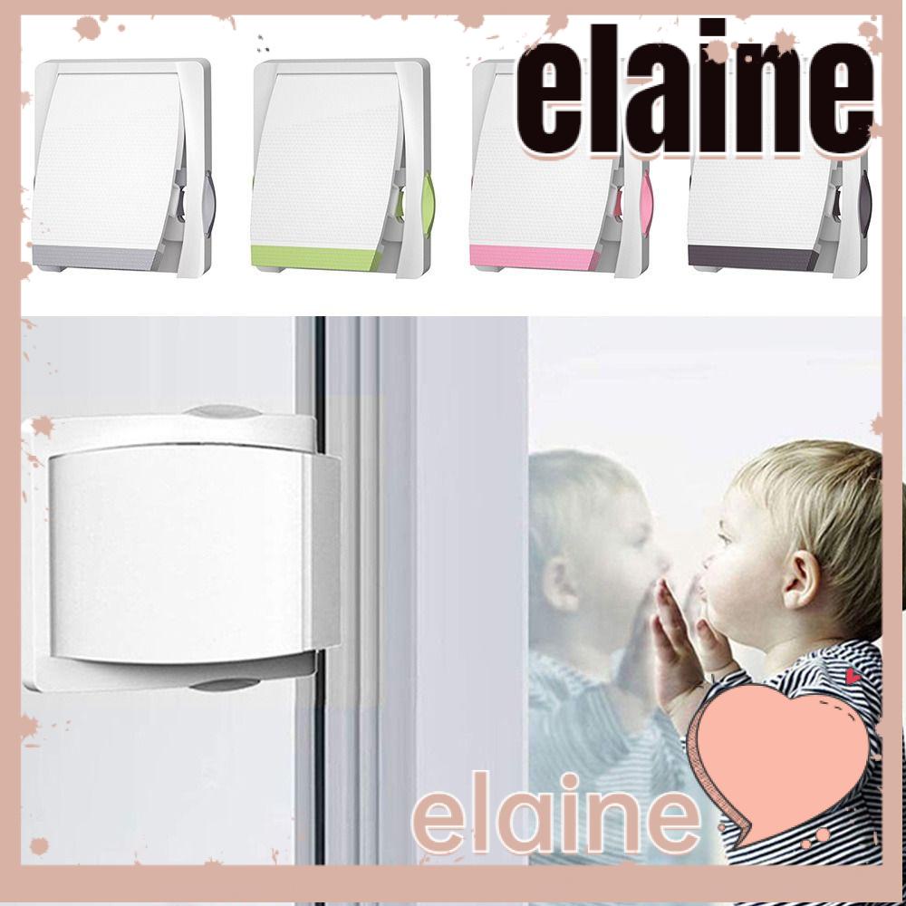 ELAINE2 4pcs Sliding Window Lock, Silent Design Gray Sliding Door Lock