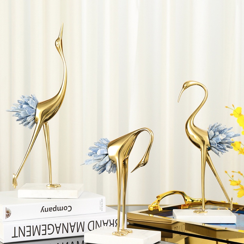 Living Room Wine Display Retro Decorative Sculptures Modern